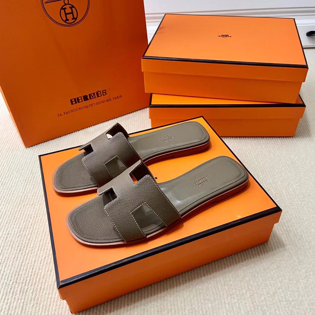 에르메스 올수공 오란 슬리퍼 샌들 앱송 45